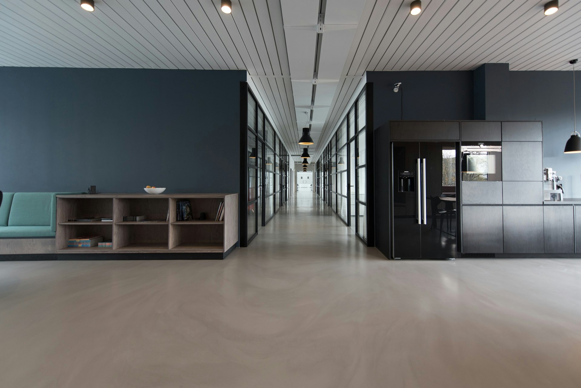 Modern office environment
